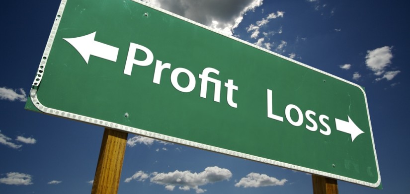 profit and loss sign